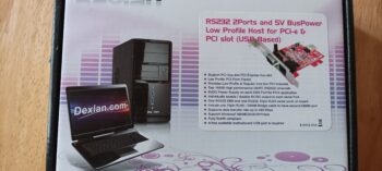 Dexlan RS 232 2 port and 5V buspower